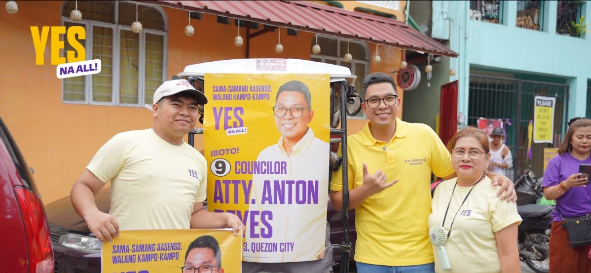 Anton Reyes Gains Support in Brgy. Claro for Long-Term Solutions in District 3, Quezon City