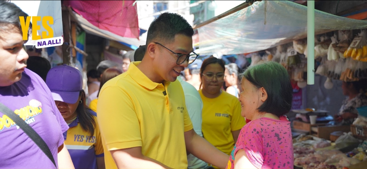 Anton Reyes Visits Escopa 1 to 4 as Part of YESerbisyo Campaign in Quezon City